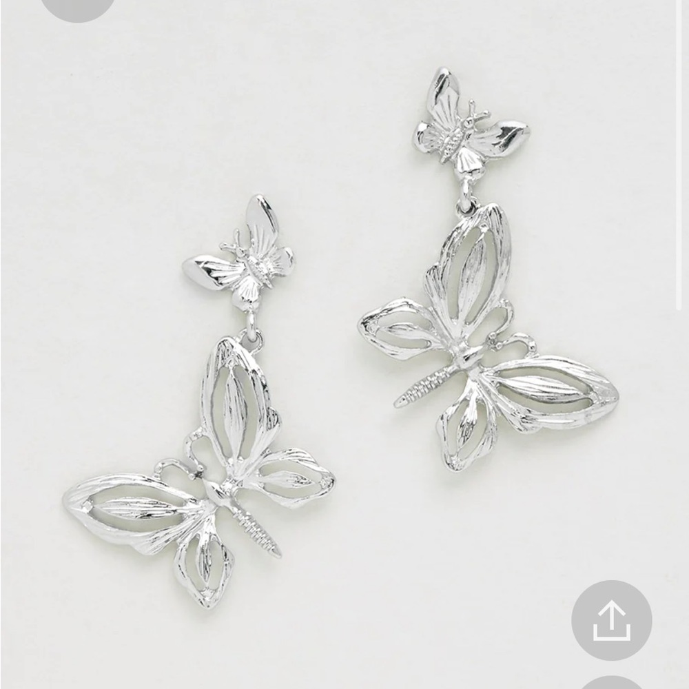 ModCloth NWT Butterfly Earrings
